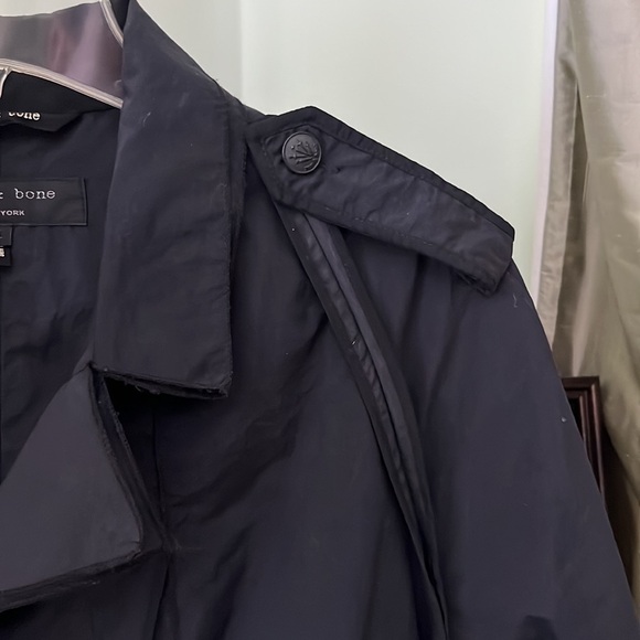 Lightweight Nylon Trench Rag& Bone Large - Picture 4 of 5